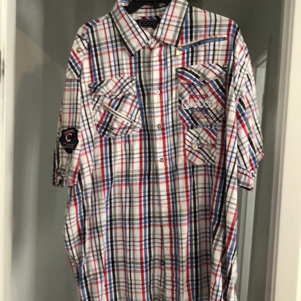 2XL Coogi Short Sleeve button down